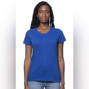 First Issue - Shoulder Pad Tshirt / Short Sleeves
Neckline: Round Neck /